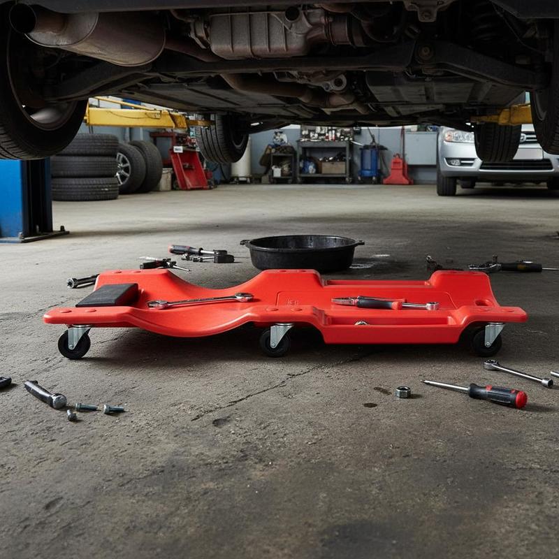 Auto Repair Shop In - Rollbares Werkstatt-Transportbrett 36 Zoll für Autoreparatur,