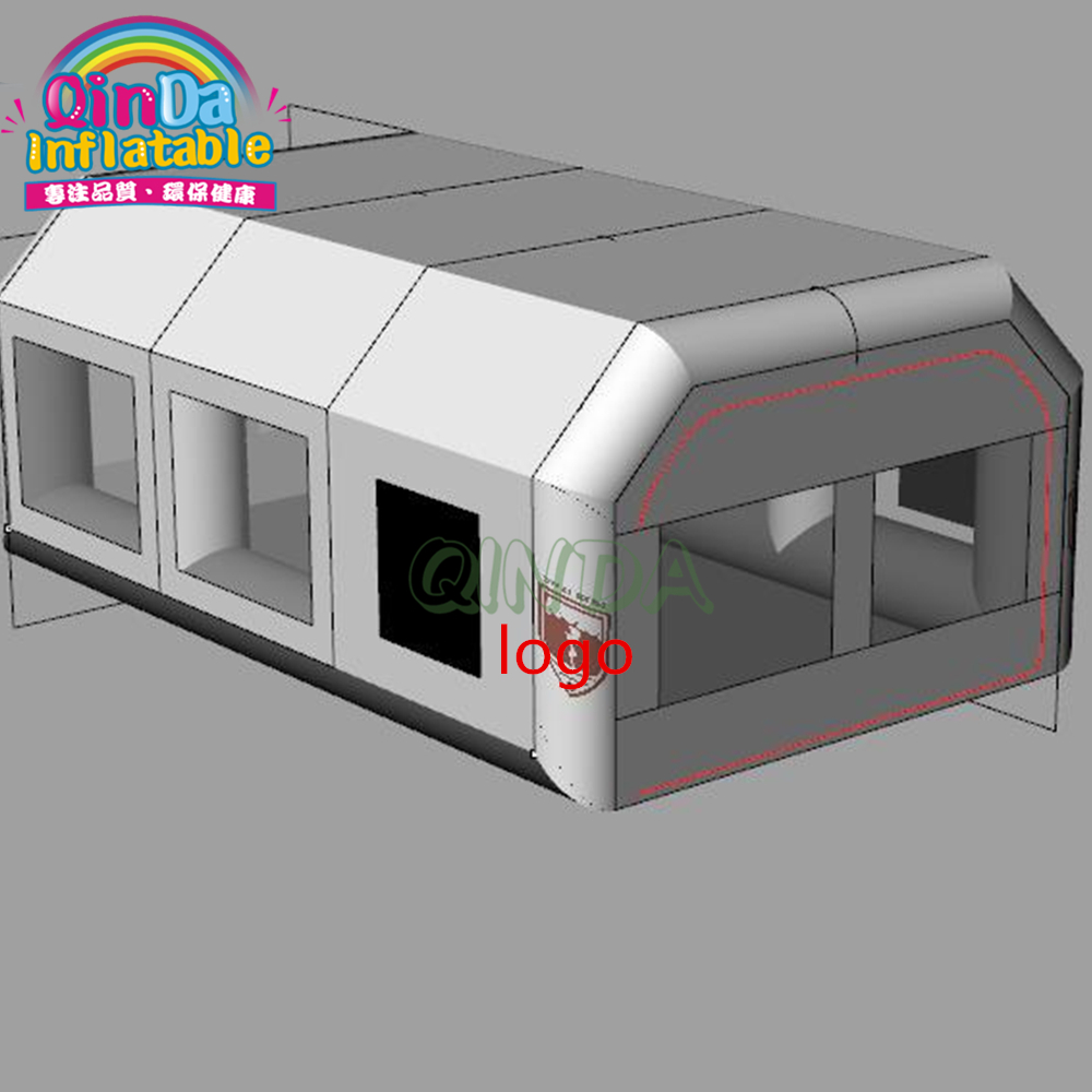 Inflatable Paint Booth - Aufblasbare Lackierkabine mit 2 Luftgebläsen für