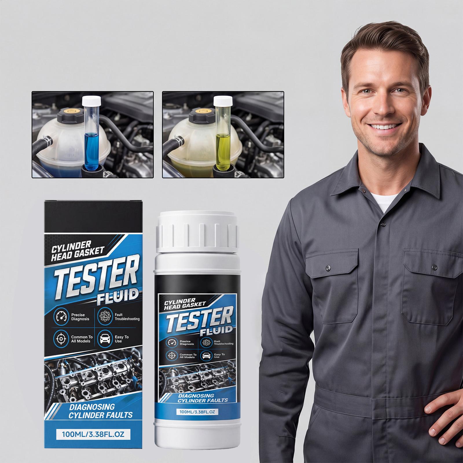Auto Repair Shop In - Verbrennungsleck-Detektor Flüssigkeitsblock-Testgerät Zylinderkopfdichtungs-Tester CO2-Indikator 100ml Präzise