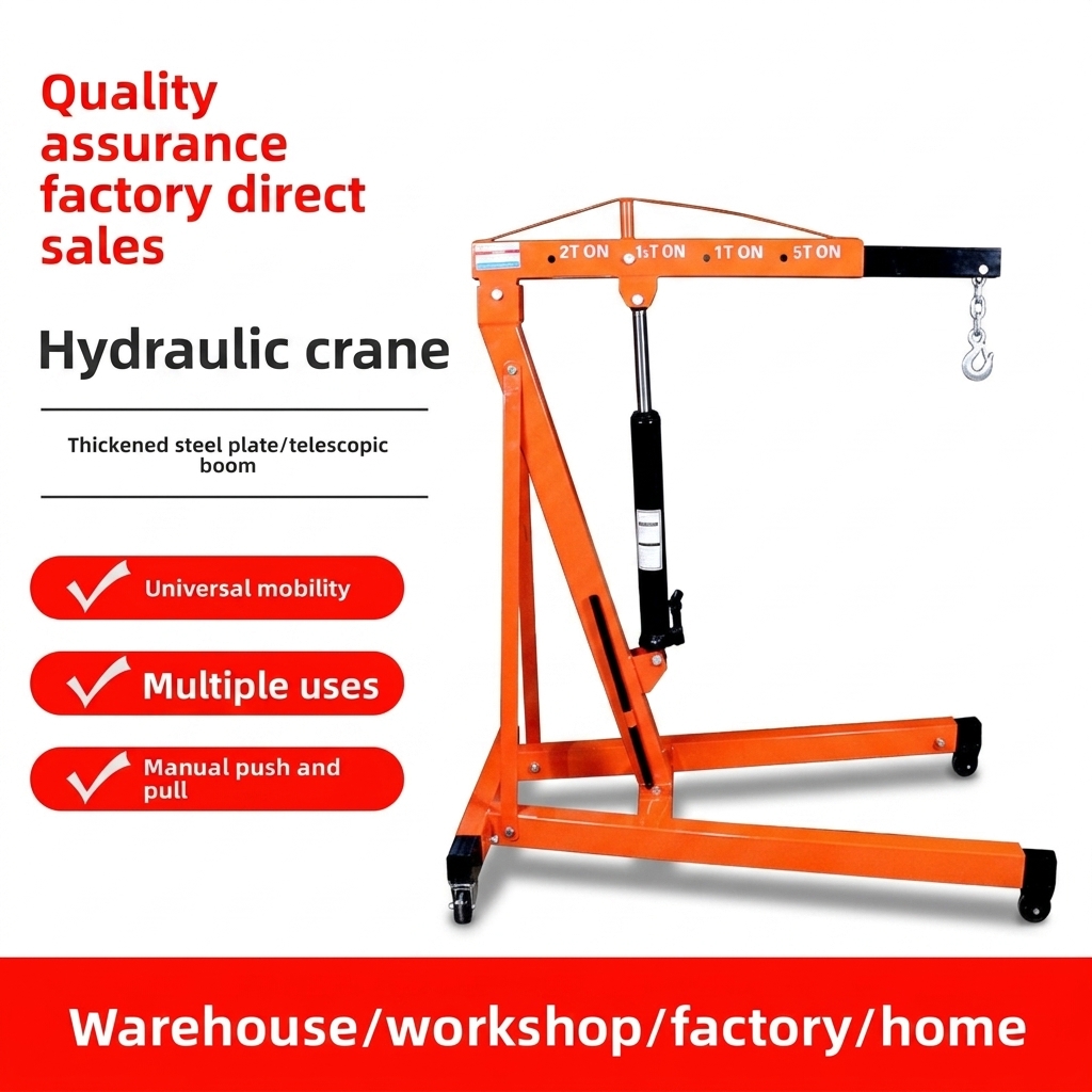 Engine Hoist Crane - Tragbarer, faltbarer manueller Hydraulik-Kran für die