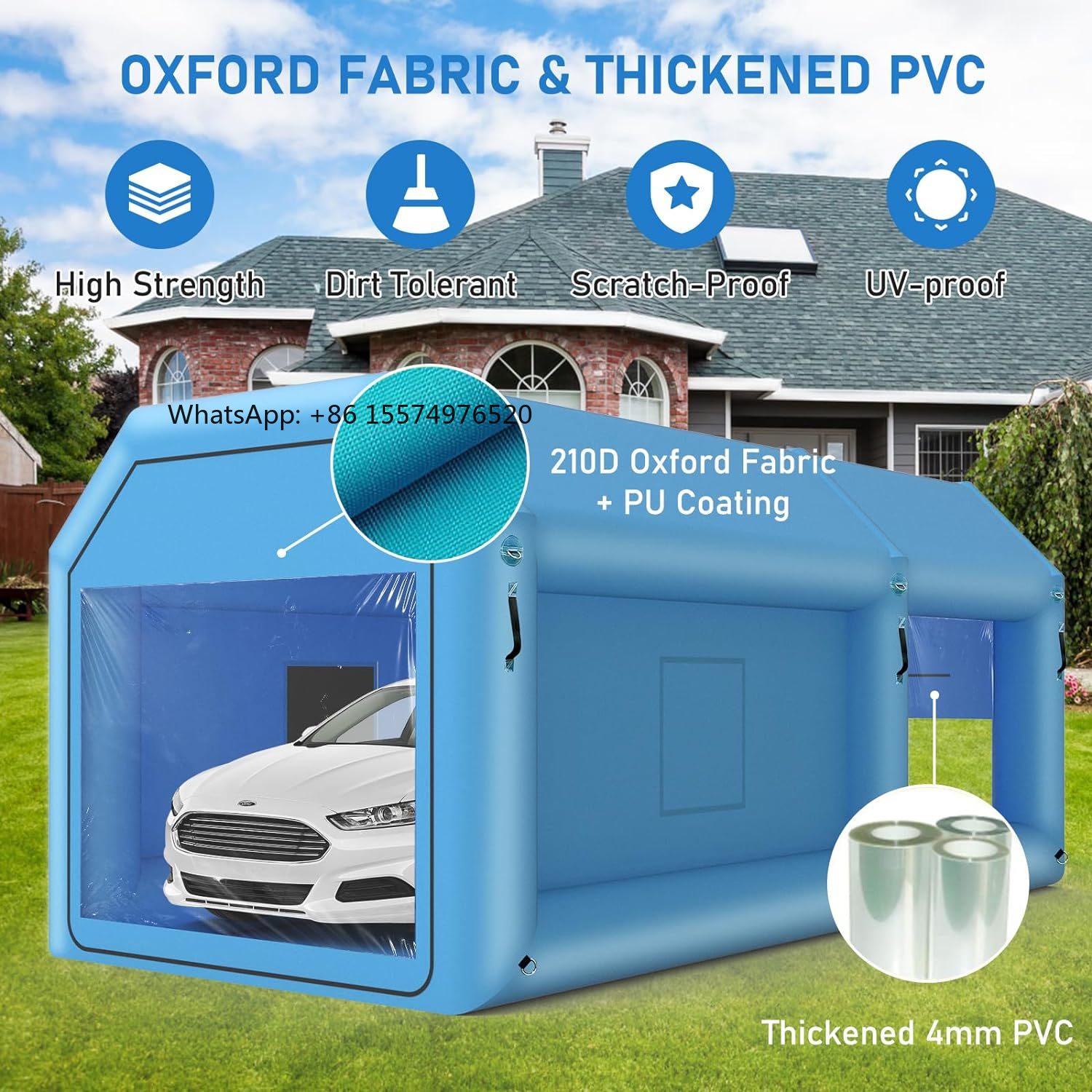 Inflatable Paint Booth - 2026 - Maßgefertigtes riesiges weißes aufblasbares