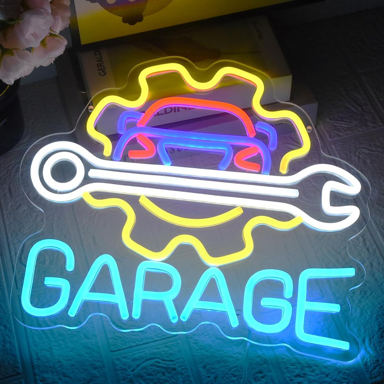 Garage Neonschild USB-betriebe – Auto Repair Shop In Bewertung und Preis