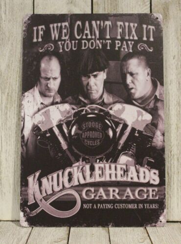 Knuckleheads Garage Blechschil – Auto Repair Shop In Bewertung und Preis
