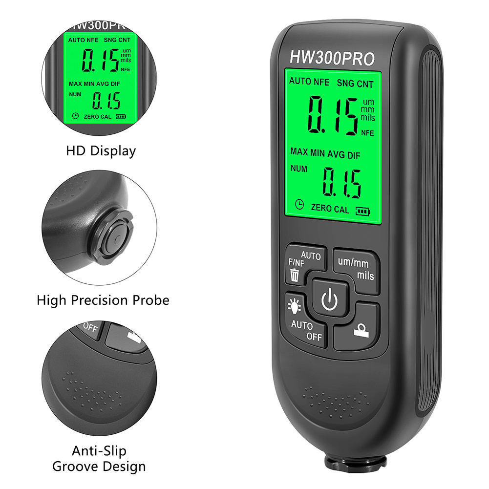 0-2000um Hochpräziser Autolack – Paint Thickness Gauge Bewertung und Preis