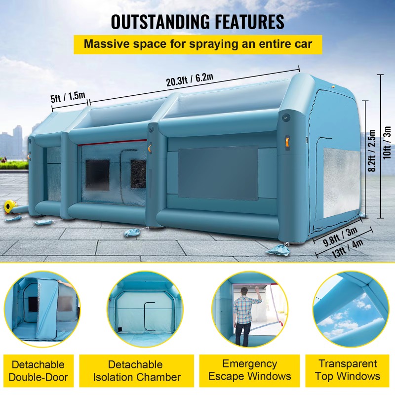 【Heißer Verkauf】 Aufblasbare L – Inflatable Paint Booth Bewertung und Preis